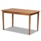 Baxton Studio Riordan Mid-Century Modern Grey Fabric and Walnut Brown Finished Wood 5-Piece Dining Nook Set 186-11355-11356-9308-9305-Zoro - alternate 6